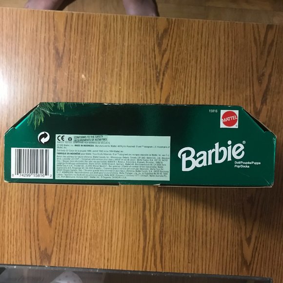 Happy Holidays Gala Barbie 1995 New - Picture 8 of 9